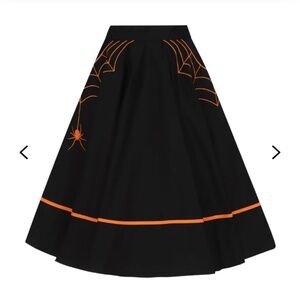 Hell Bunny Spider Web Skirt
